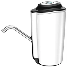 Water Bottle Pump Portable Water Dispenser Electric Water Jug Pump with USB Charging for 2-5 Gallon Bottle in Kitchen/Home/Offic