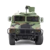 1/10 US Humvee 4x4 Military Truck 4WD 2.4G RC Alloy Car KFOR RTR KEYIGE HG-P408 2
