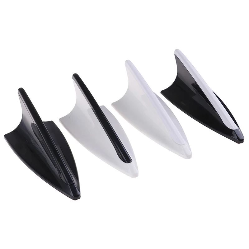 Universal Car Roof Shark Fin Decorative Aerial Antenna Cover Sticker Base Roof For Auto Radio Signal 2