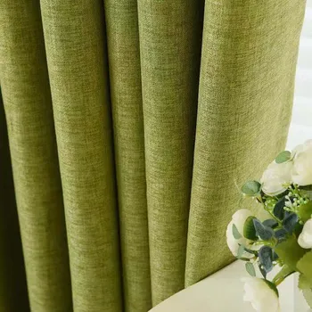 

Curtains for Living Room 300cm Height Faux Cotton Linen Window Drapes Green Grey Beige Blue Coffee Window Curtains Blackout