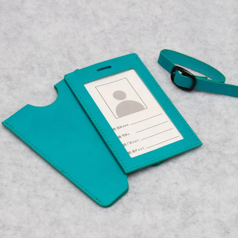 Suitcase Luggage Tag Label PU Leather Bag Pendant Handbag Portable Travel Accessories Name ID Address Tags