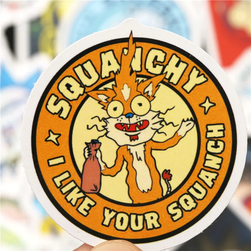 50 шт. Rick And Morty классические наклейки ноутбуки Macbook скейтборды lugag холодильник автомобильный Дорожный Чехол для ноутбука водонепроницаемые наклейки