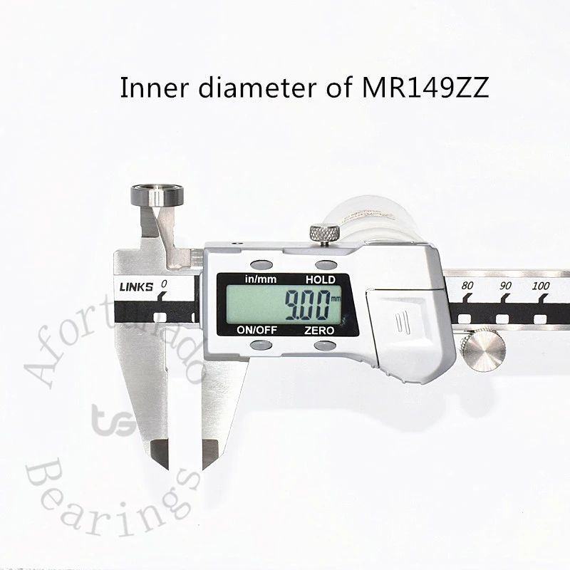 Фото Миниатюрный подшипник MR149ZZ, 10 шт., 9*14*4,5 (мм), бесплатная доставка, хромированная сталь, металл, герметичные высокоскоростные детали механического оборудования №2