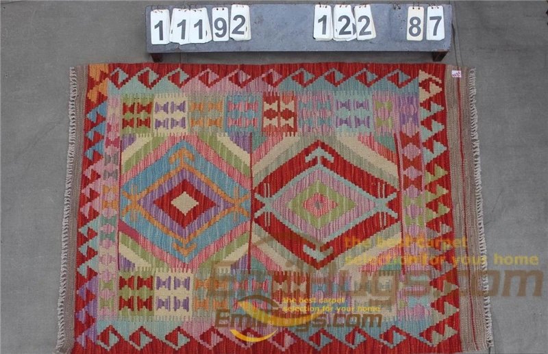 11192 Ковер килим шерсть ручной работы Спальня геометрический Спальня турецкий молитвенный натуральный - Цвет: 11192