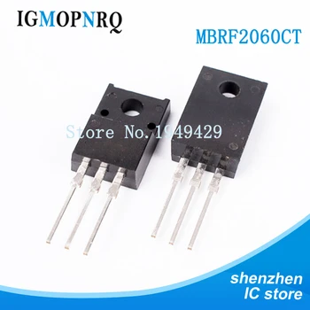 

10PCS MBRF2060CT MBR2060 MBRF2060 TO-220 Schottky diode with rectifier 2x 10A 60V Rectifier new original