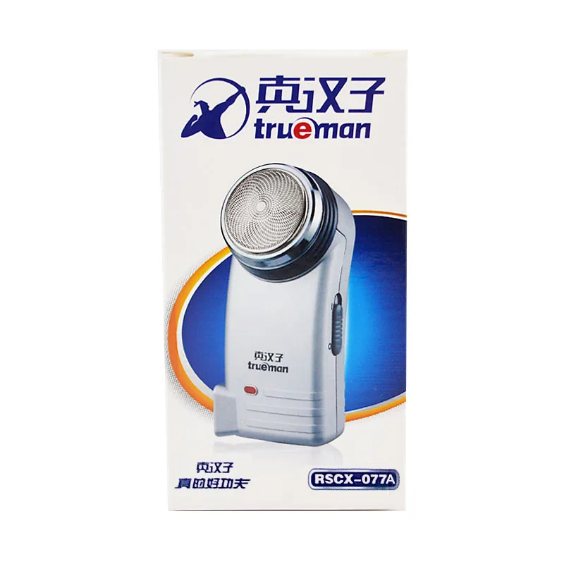 Trueman 077 Single-head Shaver Rechargeable Electric Razor Mini Single Cutter Head Rotary Men's Shaver