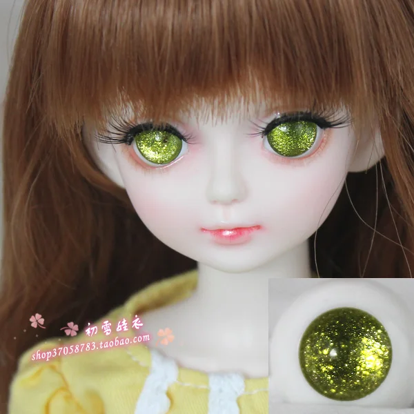1/8 1/6 1/4 1/3 BJD аксессуары кукла полусферический глазный шар пластиковый мультфильм глаз для BJD/SD, не включает кукольную голову и другие E2559