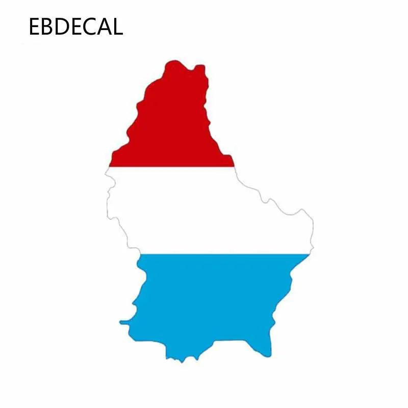 EBdecal люксембургский флаг карта наклейка для Авто/задний фонарь/окно/внутренний и внешний створчатый распашный Наклейка на стену Стикеры наклейки DIY Декор CT11612