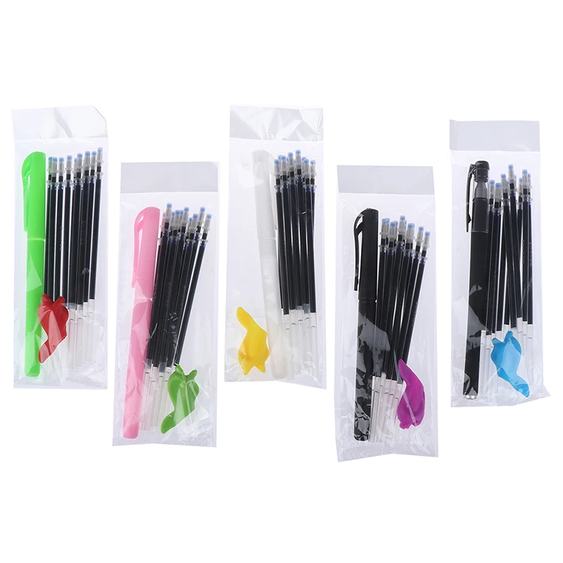 Plastic Magic Joke Pen Auto Vanishing Ink Erasable Pen Refills Kit Disappear Ink Ball Point Pen within 5 Minutes /2-3 Hours Toys