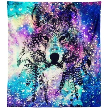 

Fantasy Animal Pattern Blanket Series Tapestry Painting Background Wall Hanging Tapestry Cloth Multifunctional Beach Towel