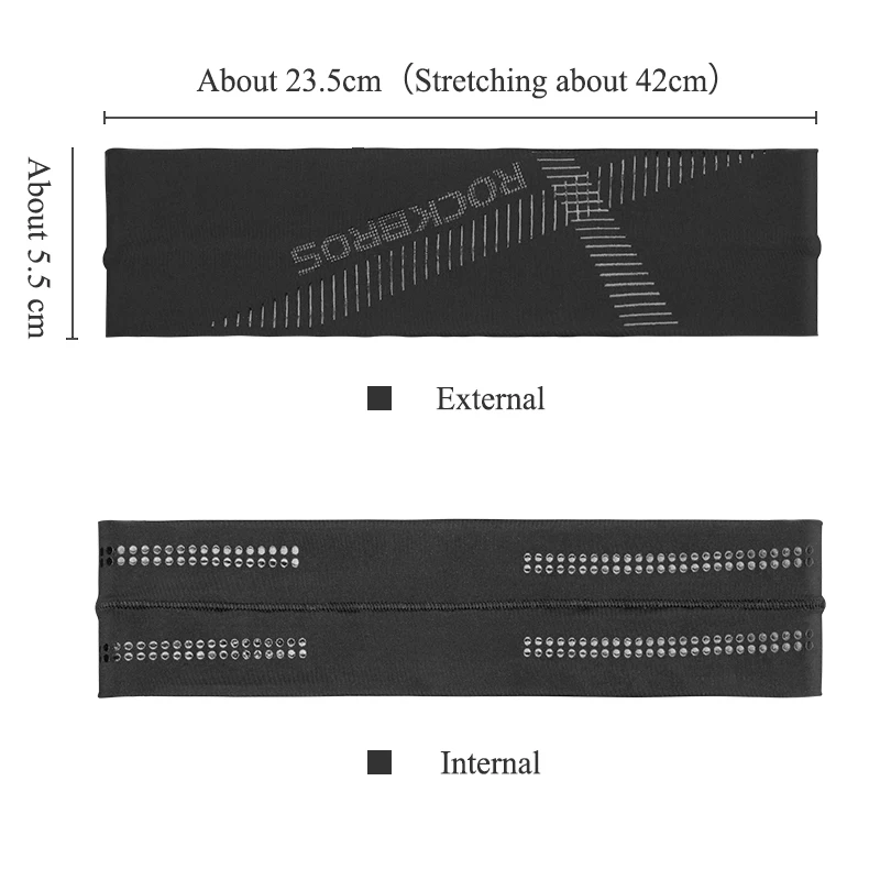 ROCKBROS велосипедная дышащая повязка на голову велосипедная Спортивная Многофункциональная повязка на голову велосипедный нескользящий мягкий Быстросохнущий головной шарф оборудование