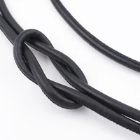 Custom sheepskin knot waist rope fashion leather round rope thin belt women's small belt waist closing decorative waist chain - Image 3