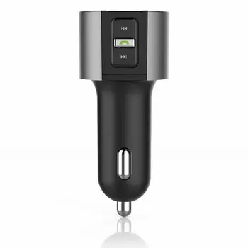 

12~24V Handsfree Car Kit FM Transmitter Modulator USB In-car Music Audio Wireless Radio Wireless Fm Transmitter