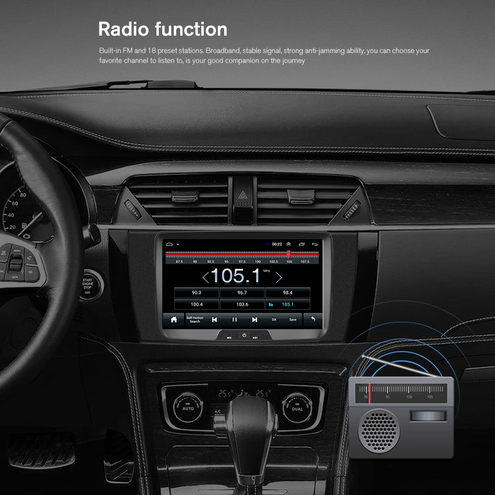 Podofo 2 Din Автомобильный мультимедийный MP5 плеер " Android автомобильный Радио gps MP5 MirrorLink монитор для Renault Sandero/Duster/Logan/Dokker