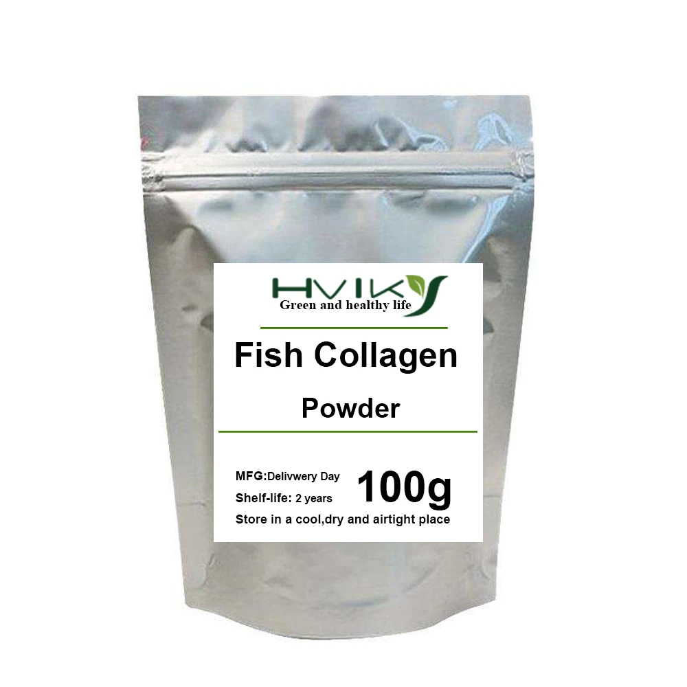 Hot Sell Fish Collagen Powder, Cosmetic Raw, Whitening Moisturizing