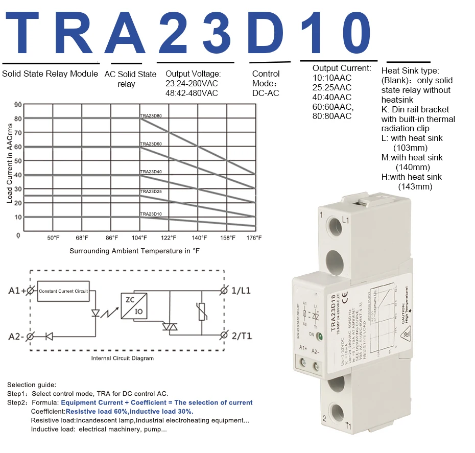 TRA23D10 10A DC AC Электрический Напряжение SSR релейный модуль умный Авто твердотельные релейные платы 3 в 3,3 В 5 в 12 В 24 В постоянного тока в 24-280В переменного тока