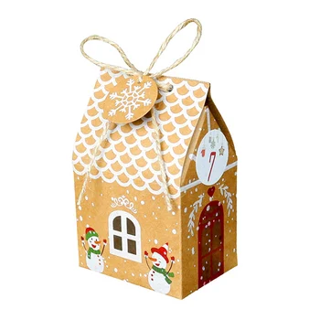 

24pcs Gift boxes Kraft Paper Gift Ags+Stickers &Ropes Candy Box Newest