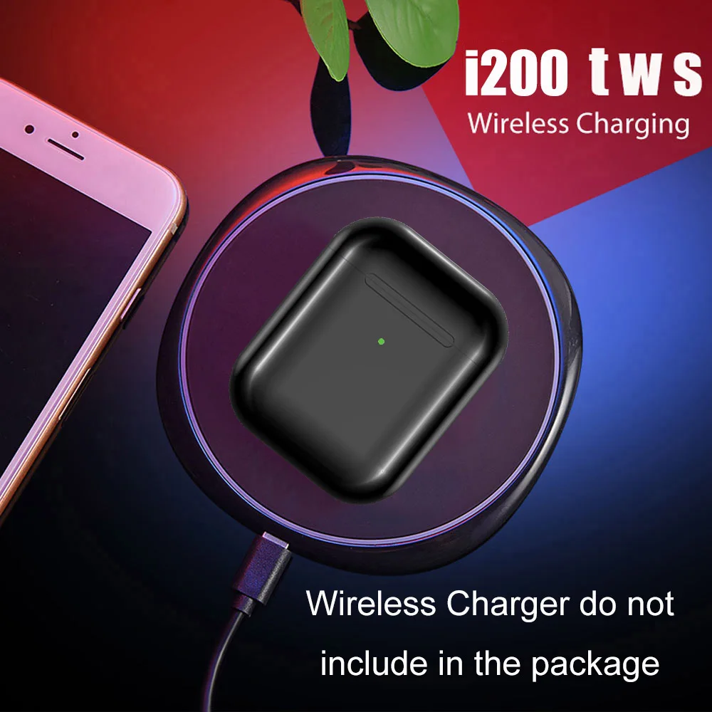 i200 tws Smart sensor 1:1 Wireless Earphone Super Bass PK i200tws W1 H1 Chip pk i10 tws i20 i60 i80 i100 i200 i500 i1000 tws