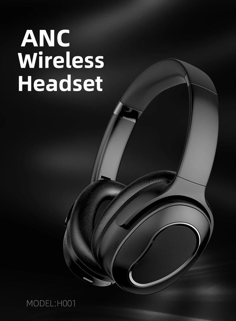 Спортивная Bluetooth гарнитура с шумоподавлением складная беспроводная и