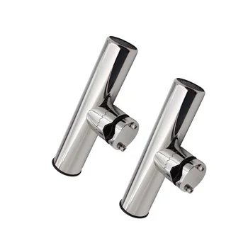 

2PCS Boat Fishing Rod Holder Stainless Steel Marine Boat Yacht Accessories Mirror Polish Rod Holder Fishing Hardware