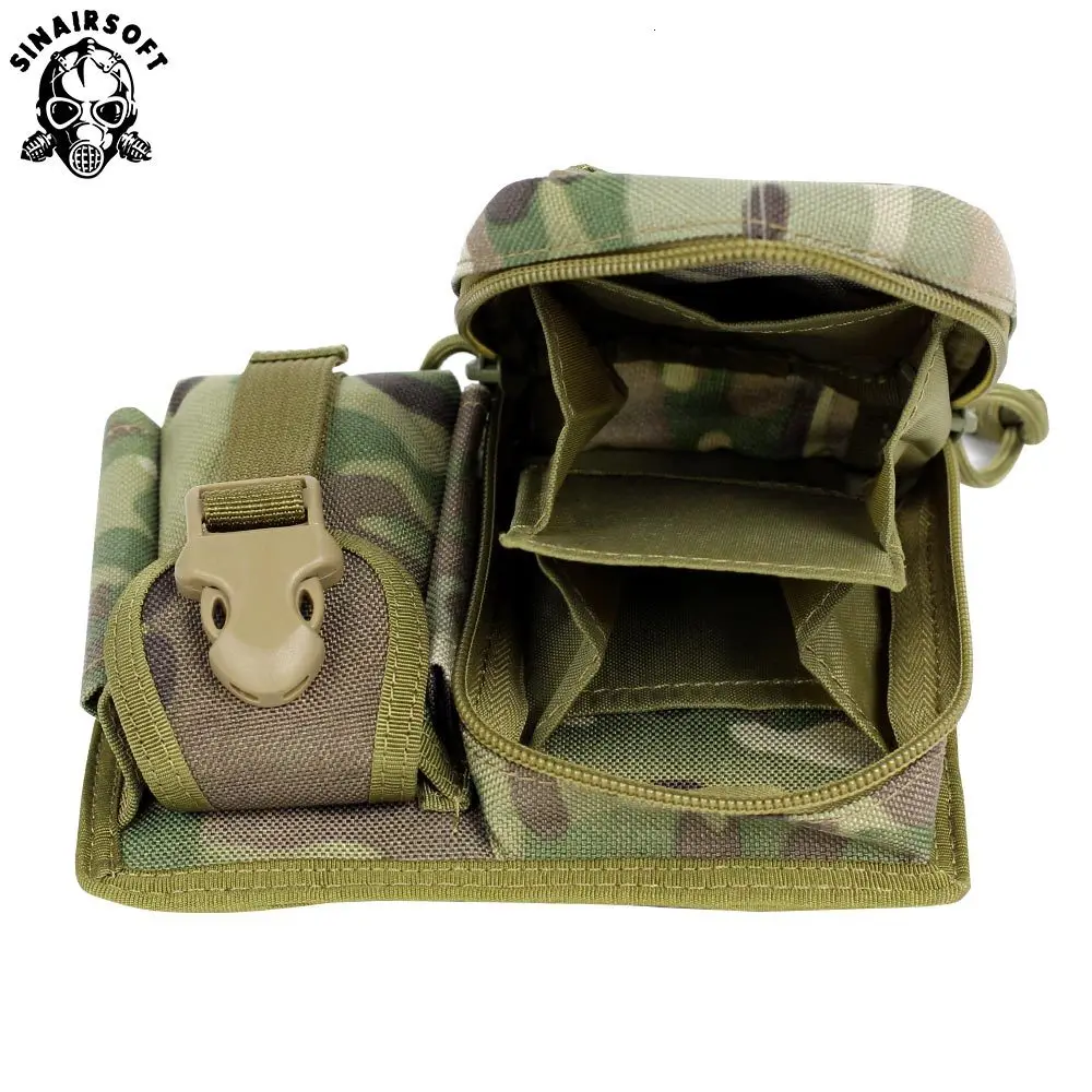 SINAIRSOFT Тактический Molle Чехол поясная сумка водонепроницаемый нейлон многофункциональная повседневная мужская маленькая сумка Мобильный чехол для телефона охотничья сумка
