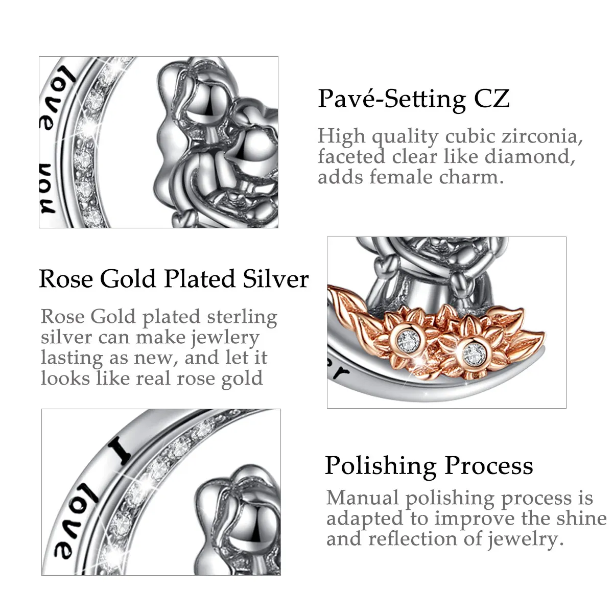 My Grandma, My Moon Forever Necklace - Image 6