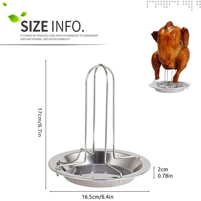 1Set Barbecue Grillezés Sütés Főző Edények Nem Tapadó Csirke Pörkölt Állvány Tál Bbq Kiegészítők Szerszámok Tisztító Kefe - Image 2