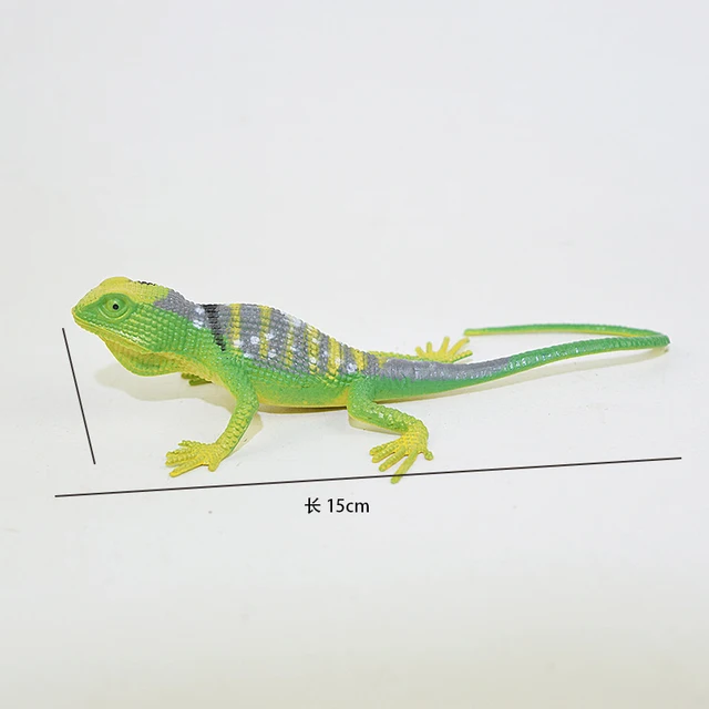 12pcs Model lizard toy Reptile Simulation plastic forest wild animal model toys ornaments PVC figurine home decor Gift For Kids 2
