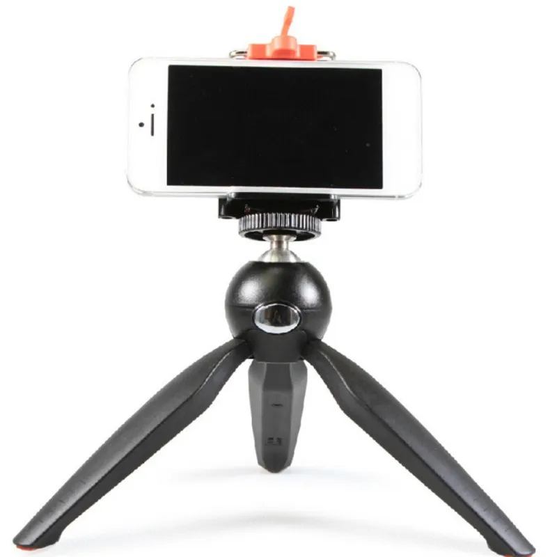 

Mini Phone Tripod Tabletop Smartphone Mount Clip Holder Stand W Detachable Ballhead For IPhone X/8/7 Plus Huawei Xiaomi