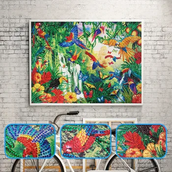 

Shaped Diamond Painting DIY 5D Part Drill Cross Stitch Kit Crystal Animal Landscape Landscape Pattern Embroidery Art