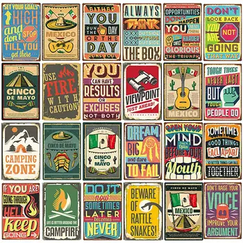 

Funny Quotes Vintage Metal Plaque Shabby Metal Tin Sign Home Bar Cafe Retro Art Decor Pub Club Bistro Retro Poster Wall Sticker