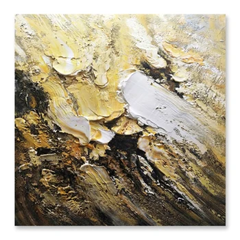 

Unframed Latest Design Heavy Texture Abstract Thick Acrylic Oil Painting Wall Art On Canvas Decor For Living Room Decoration