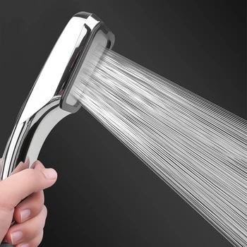

Shower Head 300 Holes Water Saving Filter Spray Nozzle Handheld Shower Head High Pressure Water Saving