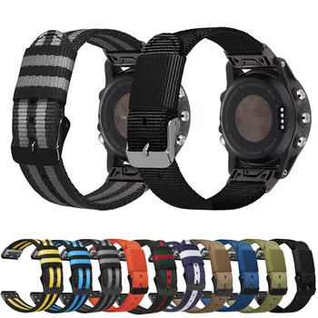 

Nylon Replacement Watchband For Garmin fenix6 fenix 6X Universal 20mm 22mm 26mm Watch Band Strap For Garmin Fenix6S PRO Belt