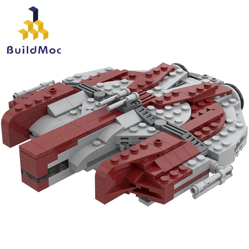 Buildmoc Star Movie Spaceship MOC-24864 Ebon-Hawk 1:156 Scale Freighter Smuggle Cargo Ship Mini Model Building Blocks Toys Gifts | Игрушки и