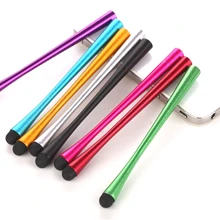 1000 шт/партия длинный отрезок талии Ручка емкостный стилус ручка с сенсорным экраном для IPhone IPad Android смартфон планшетный ПК