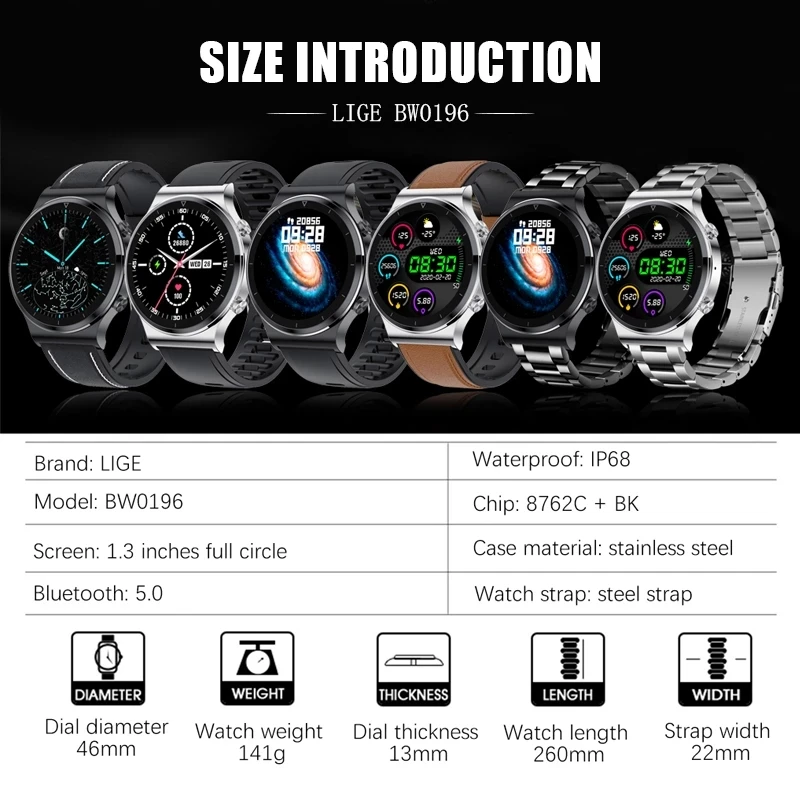 LIGE  Ǯ ġ ũ Ʈ ġ,  ƮϽ ġ, IP67  , ȵ̵ ios Ʈ ġ, 2021 ǰ