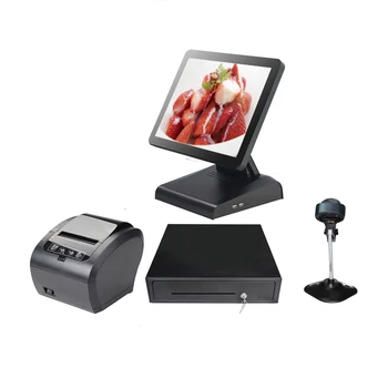 

high quality 1619 pos system whole set pos terminal epos computer machine