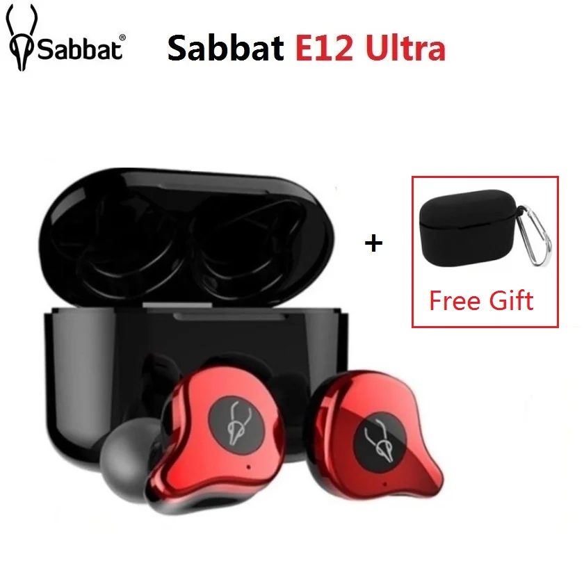 Sabbat E12 Ultra QCC3020 TWS беспроводные Bluetooth наушники спортивные Hi-Fi стерео наушники гарнитура с шумоподавлением с зарядным устройством