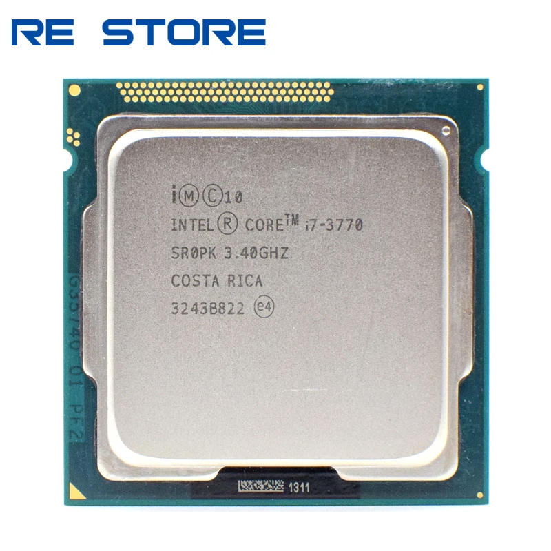 Б/у процессор Intel Core i7 3770 3 4 ггц 8 мб 5.0gt/s LGA 1155 SR0PK|i7 processor computer|processor p4processor e5200 |