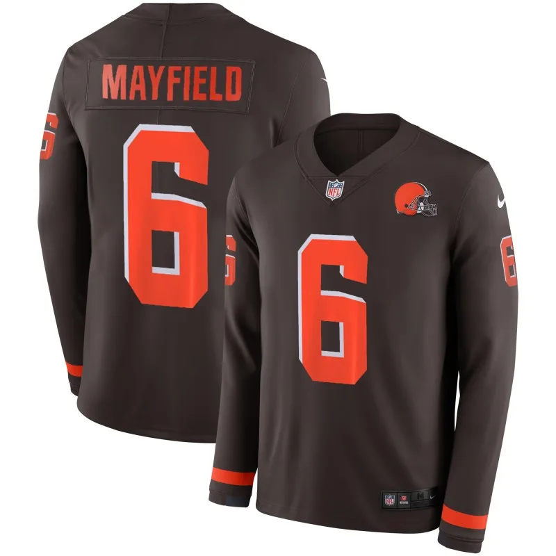 MEN Мужская камуфляжная футболка Cleveland Baker Mayfield Browns - Цвет: MEN