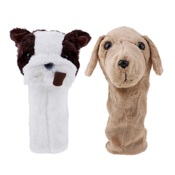 

2Pc Animal Golf Club Headcover Protector for 460 cc/No.1 Wood Driver Golf Club Protective Cover Golf Headcover