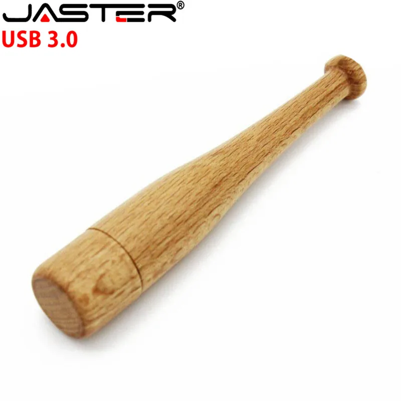 JASTER USB 3,0 модный флеш-накопитель деревянная usb ручка-накопитель 32 ГБ/16 ГБ/8 ГБ/4 ГБ бейсбольная бита модель usb флэш-диск карта памяти подарок