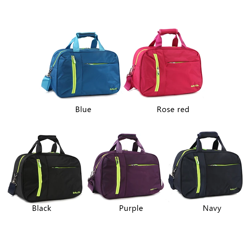 Wobag Мужская портативная дорожная сумка для путешествий, нейлоновая Повседневная одноцветная сумка для багажа, сумка-тоут, водонепроницаемая Женская дорожная сумка
