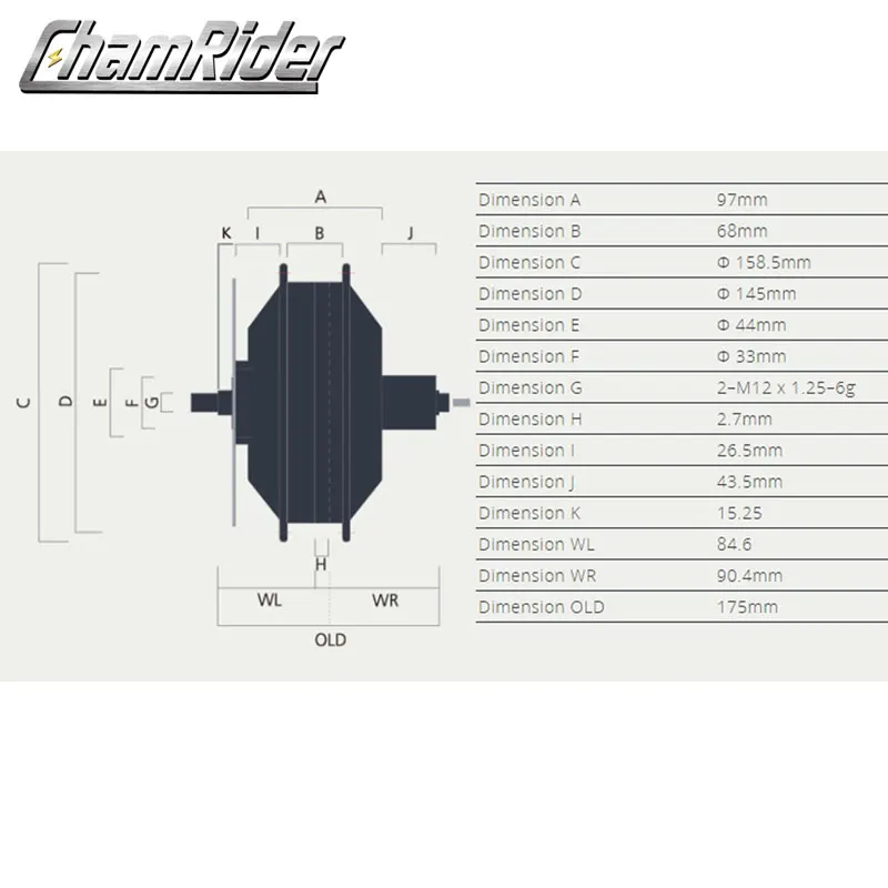 US $169.90 Bafang Fatbike Freehub 48V 350W 500W 750W 8FUN Ebike High Speed Brushless Gear Hub Motor Wheel Cassette RM G060