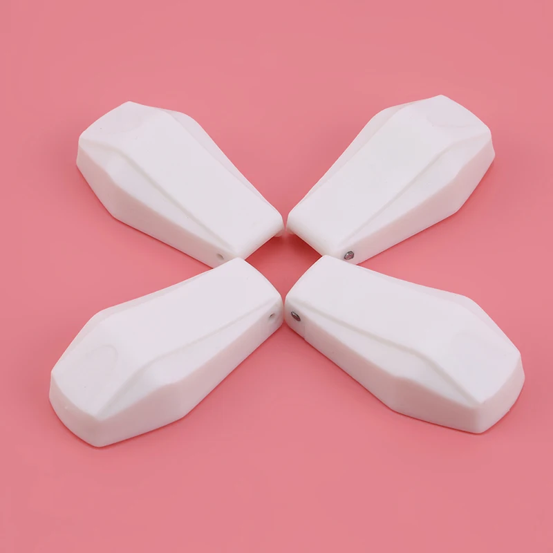 white 4 шт. детские защитные стопоры для пальцев, заглушки, защита для детей, безопасность для дома, кухни, спальни, заглушка для двери - Цвет: white