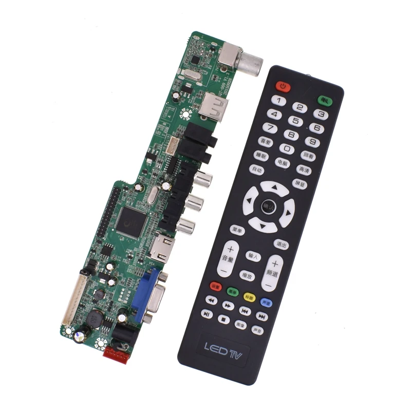 V29 VGA/HDMI/AV/TV/USB интерфейс ЖК контроллер Плата ТВ материнская плата|Интегральные