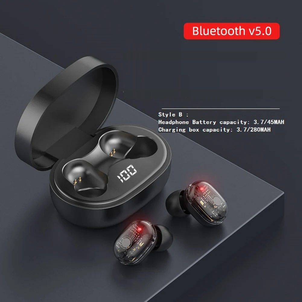 Водонепроницаемый Bluetooth спортивные наушники сенсорное управление беспроводной с микрофоном шумоподавление смарт-звонок бег стерео музыка