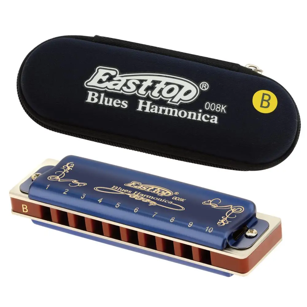 East top Harmonica professional Diatonic Blues Harmonica Mouth Organ for Player Beginner Birthday Gift diatonic harmonica kids harmonica