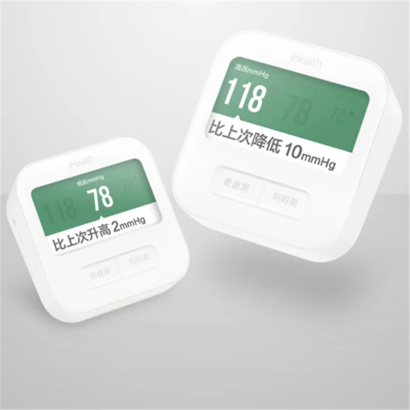 Xiaomi iHealth, умный монитор артериального давления, Wi-Fi, сфигмоманометр, 4,3 дюймовый экран, WeChat, Интерактивная Голосовая трансляция
